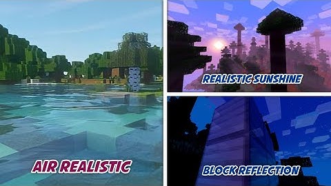 REWANSTON SHADERS UPDATE V 0.5 | MAKIN REALISTIC | MCPE 1.17_1.18+