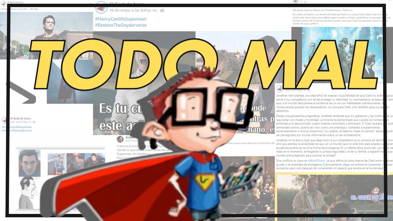 Se ardió con los juguetes de Superman