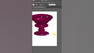 Glossy 3D Decorative Art 🌟 | Adobe Illustrator Shorts
