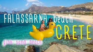 FALASSARNA beach, how to get to best PINK SAND Beach in CRETE screenshot 4