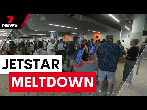 Jetstar meltdown and passengers left in limbo by a nationwide outage  7NEWS