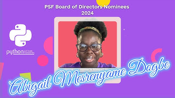 PSF Board Election 2024 | Nominee Interview | Abigail Mesrenyame Dogbe