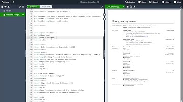 Building Professional Resume with LaTex