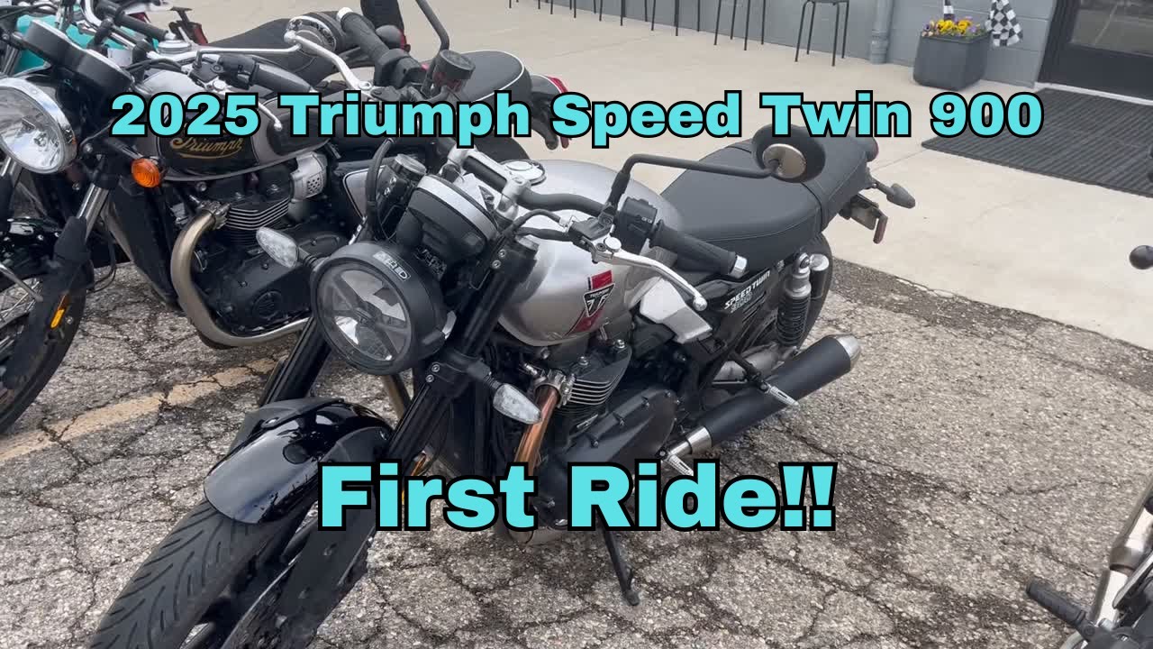 First Ride! 2025 Triumph Speed Twin 900