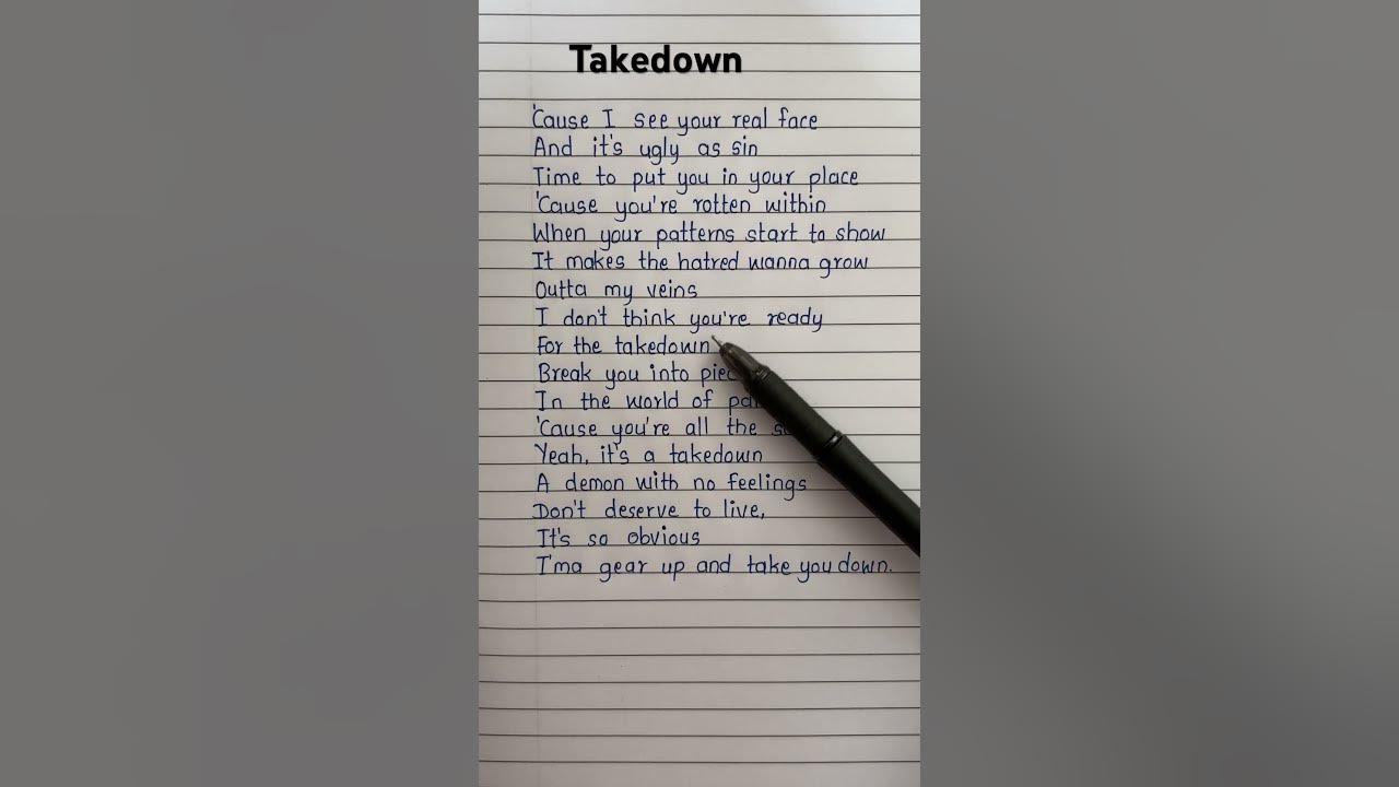 Huntrix - Takedown (Lyrics) K-pop Demon Hunters #takedown #huntrix #demonhunter #kpop #lyrics #song