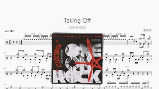 Taking Off【ONE OK ROCK】动态鼓谱 ドラム楽譜 Resimi