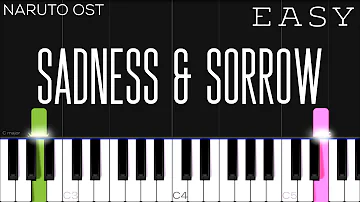 Naruto - Sadness and Sorrow | EASY Piano Tutorial