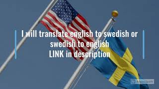 I will translate english to swedish or swedish to english screenshot 2