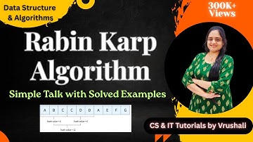 DSA 59 : Rabin Karp Algorithm with Solved Examples | EASY TRICKS