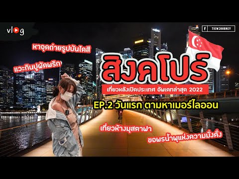 Vlog เที่ยวสิงคโปร์ EP.2 พาเที่ยวย่าน Bugis/Fountain of Wealth/Merlion หลังเปิดประเทศ | Singapore