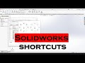 Solidworks Shortcuts and Hotkeys | Solidworks 2020 Tutorial for Beginners