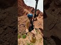 SCARIEST THING I’VE EVER DONE🫣 #ropeswing #moab #extreme #cliff #jump