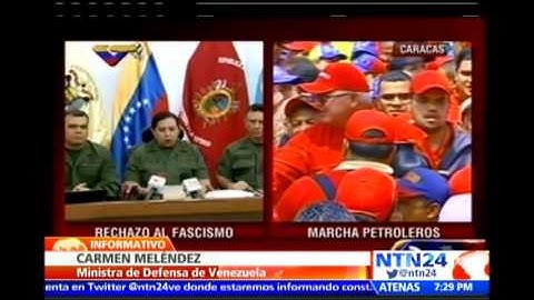 Pronunciamiento del Ministerio de Defensa de Venezuela rechaza actos violentos tras protestas