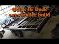 16' Tandem axle deckover trailer build