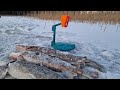 ПОПАЛ НА ТРОПУ ЩУК!!ЗИМНЯЯ РЫБАЛКА НА ЖЕРЛИЦЫ.РЫБАЛКА В ЛАТГАЛИИ.