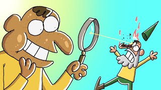 Magnifying Glass Disaster Cartoon Box 401 By Frame Order Hilarious Cartoons