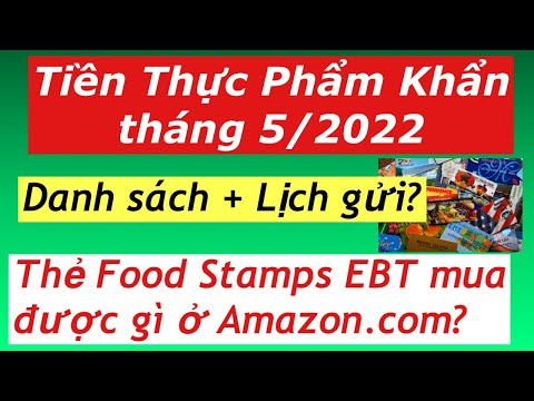 Video #585] Danh sách và Lịch gửi tiền Thực Phẩm Khẩn tháng... - youtube