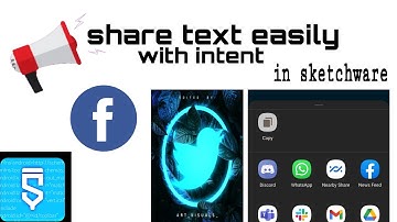 Share A Text With Share Dialog To Others In Sketchware | Msk - The Developer