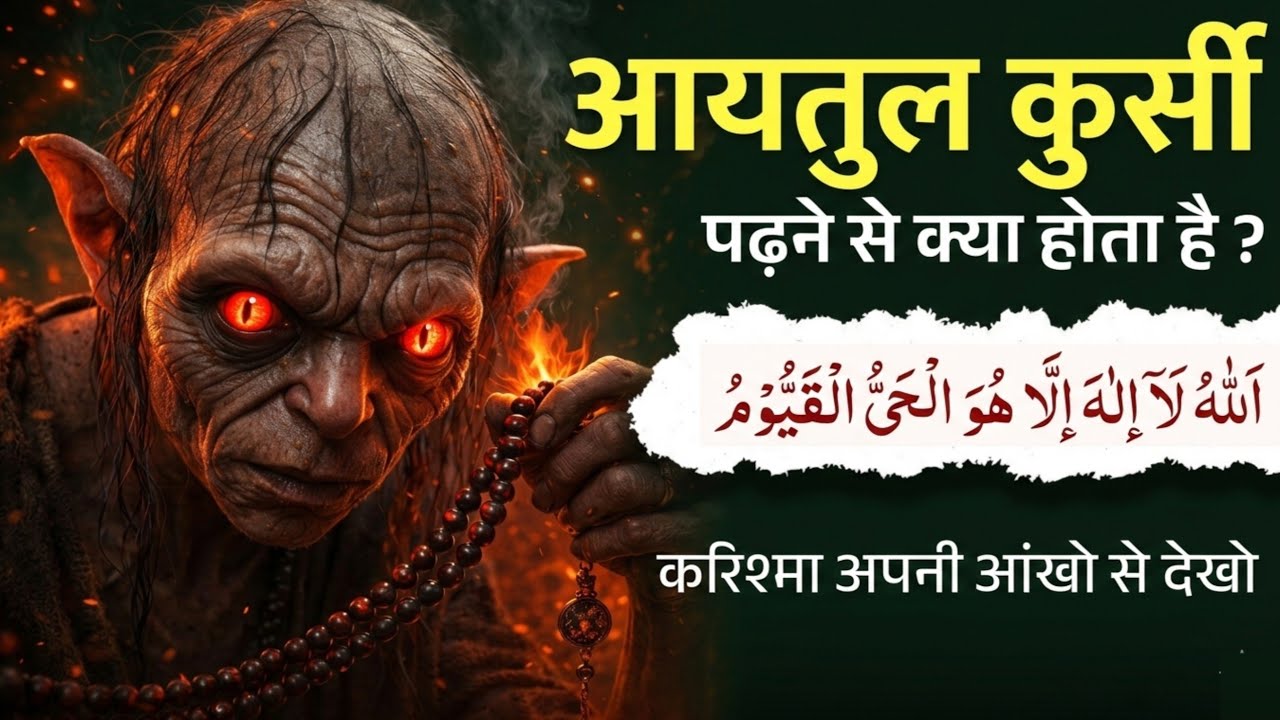 AYATUL KURSI Padhne se kya hota hai? Allah ki hifazat | Ye Ayat  padte hi Shaitan bhi bhag jata hai