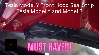 Tesla Model 3/Y Front Hood Seal Strip - A MUST HAVE!!!