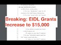 Breaking: New Targeted EIDL Grant Funding Increases Limit to $15,000 Total
