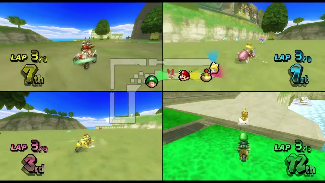 Mario Kart Wii Custom Tracks ✦ 4 Players #509