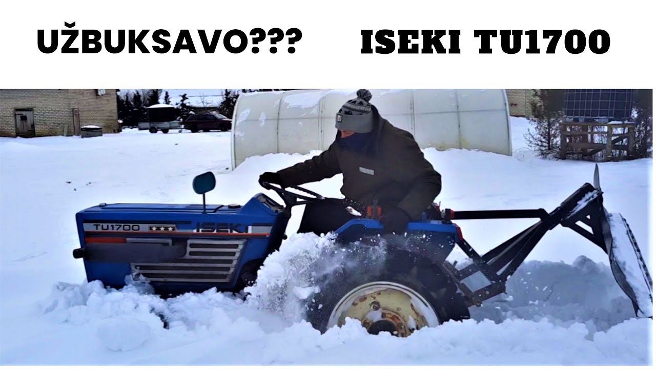 ISEKI TU1700...Kažkiek papustyta