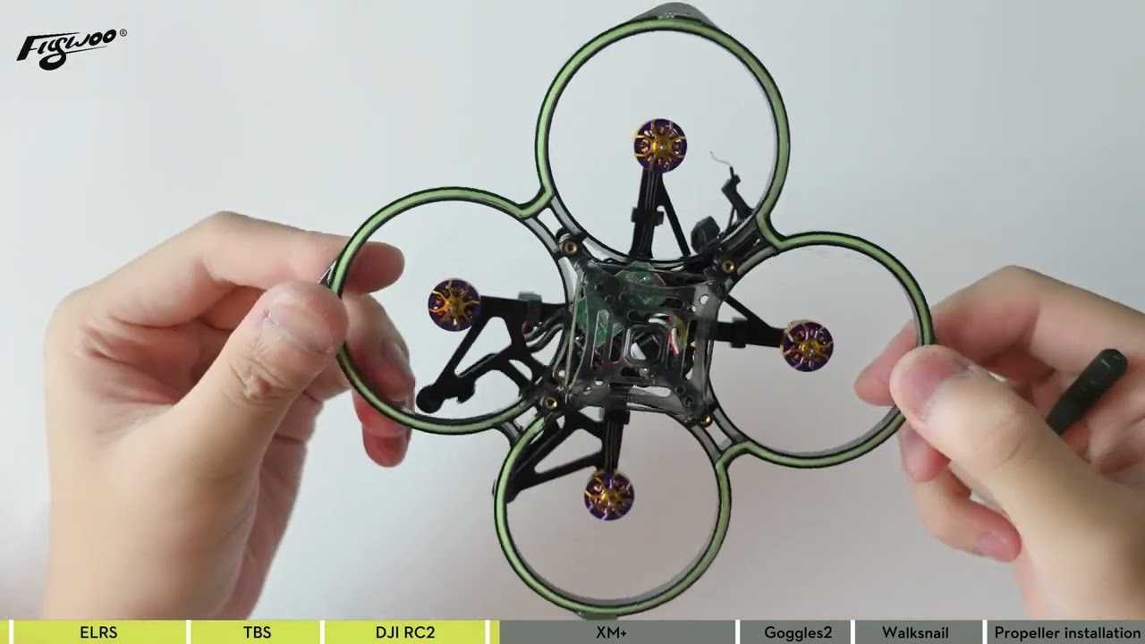 Flywoo FlyLens 85 Analog 2S BNF Whoop w/ Caddx H1 Micro