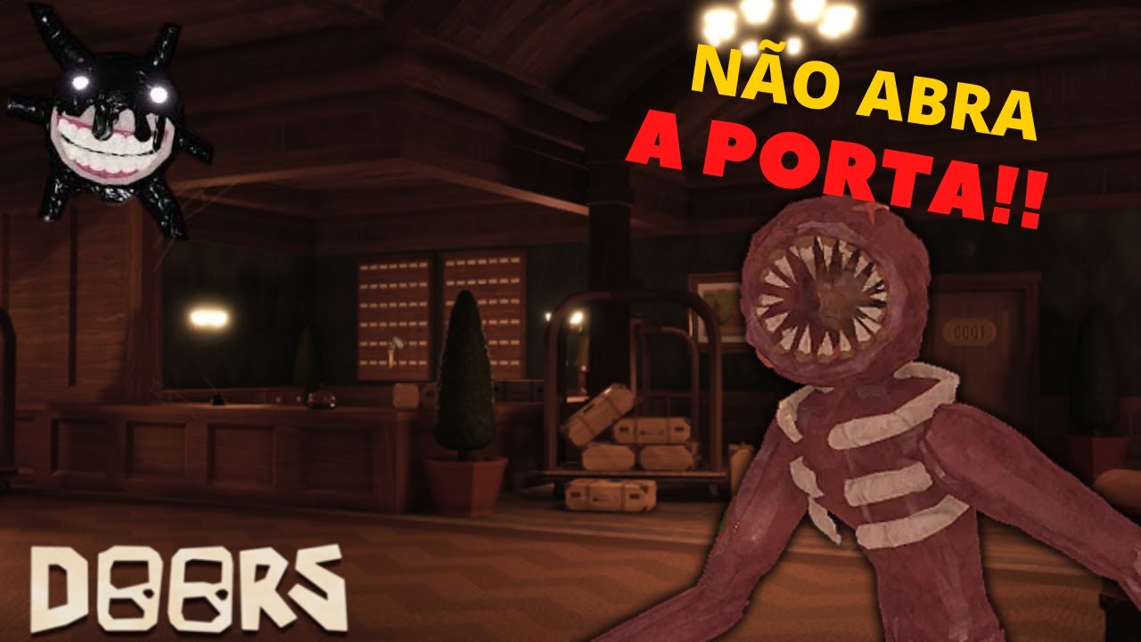 ROBLOX DOORS! ESSE JOGO É ASSUSTADOR - LIVE 