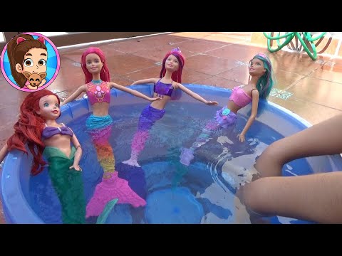 Barbie Sirena | Mermaid Fantasy | Pool Party | Fiesta de Piscina | Review