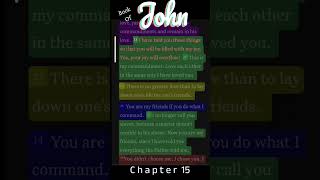 Reading the Book of John Chapter 15 NLT