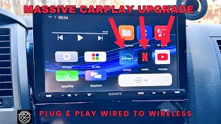 Get Wireless Carplay, Youtube, And Netflix In Your Car