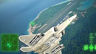 ACE COMBAT™ 7 超リアルな空中戦 "一機で350億超の機体F-22"