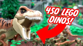 Massive LEGO Jurassic Park built by 14 People!