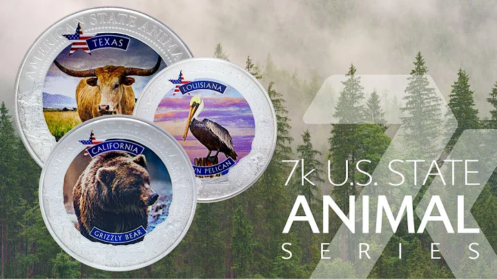 7k U.S. State Animal Series - 1 oz Silver Coins