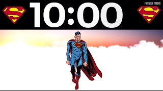 10 Minute Superman themed Countdown Timer (with music)