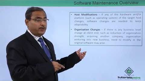 Software Maintenance Overview