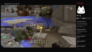 Ps4 Minecraft live gameplay @PikanAnimations