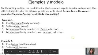 Cuarentena Project Instructions: Grades 7 and 8 Remote Learning Assignment ~ Week of May 11-14, 2020