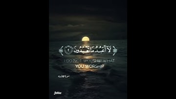 سورة الكافرون.. بصوت الشيخ القارئ : أحمد العجمي.. حفظه الله 💫