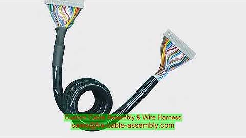 Lắp ráp cáp Nhà sản xuất Lắp ráp đồng trục Cáp trên không phẳng cáp Ribbon Loại cáp Các loại kết nối