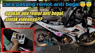 tutorial pasang alarm anti begal 😇😇