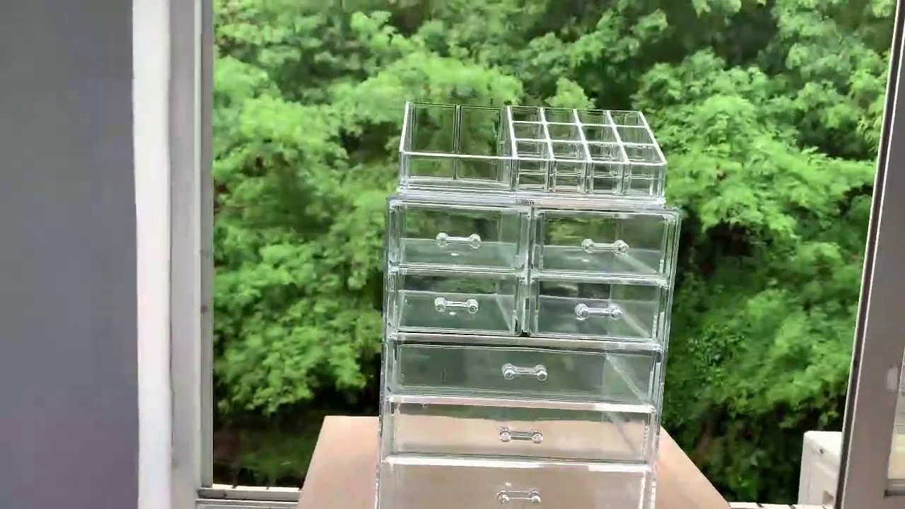 Makeup Organizer Acrylic Cosmetic Storage Display Case
