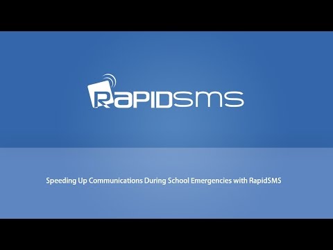 Speeding Up Communications During School Emergencies with RapidSMS