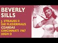 Capture de la vidéo Beverly Sills - Strauss Ii: Die Fledermaus, Czardas (In English), 1967 High D