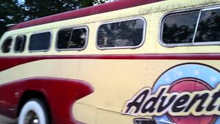 Six Flags famous Bus from the commercials