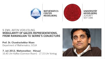 Chandrashekar Khare - Modularity of Galois Representations - Emil Artin Lecture 2022