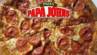 Papa Johns GHOSTBUSTERS Dual Layer Pepperoni XL Pizza REVIEW! #99