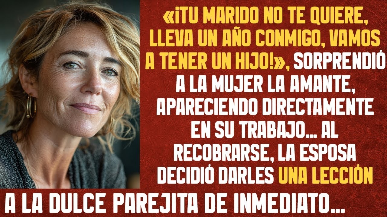 «Tu marido no te quiere lleva un año conmigo»    Al recobrarse, la esposa decidió darles una lecci