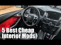 Top 5 CHEAP Interior Car Mods!